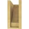 Ekena Millwork 5"W x 10"D x 10"H Classic Alpine Rough Cedar Woodgrain TimberThane Corbel, Primed Tan CORUR05X10X10ALPRCPR - alternate 2